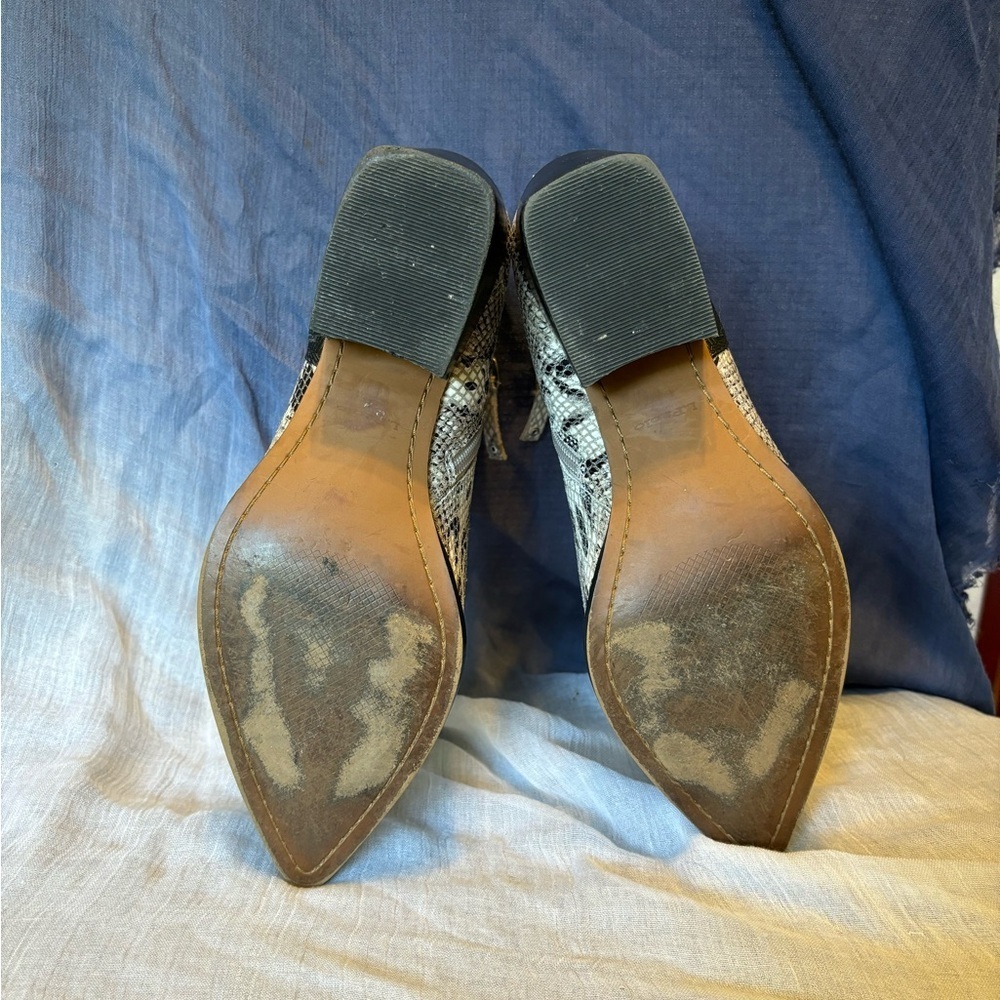 Snakeskin Booties - EUC - Size 8.5 - Picture 6 of 6